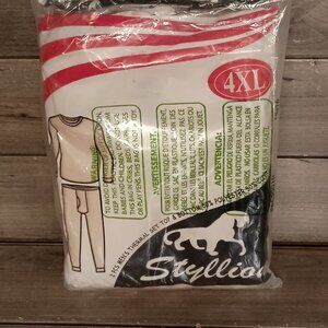 Styllion 2 Piece Thermal Underwear Set Top & Bottom Size 4XL Brand New